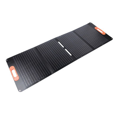 Monokristalin Güneş Paneli Şarj Aracı 120W Elektrik Santrali İçin Taşınabilir Katlanabilir Güneş Şarj Aracı