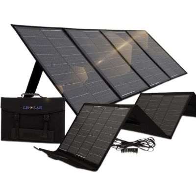 100W Hafif Güneş Katlanabilir Şarj Aracı Alternatif Enerji için IP65 Su geçirmez