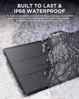 200W taşınabilir Güneş Paneli Şarj Aracı RV Kamp Yacht Golf Arabası IP68 Su geçirmez