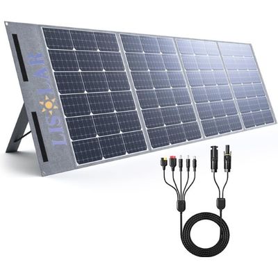 200W Güneş Enerjisi Taşınabilir Şarj Aracı Su geçirmez Katlanabilir Güneş Pil Şarj Aracı