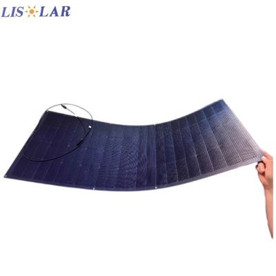 150W Güneş enerjisi hücresi Esnek Güneş panelleri Su geçirmez Kısa devre akımı Isc 6.99A