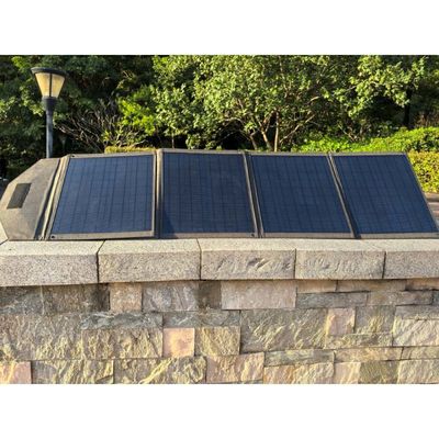Monocrystalline Cell Solar Folding Bag 2 USB Port ve 400*358*40 mm'lik kompakt katlanmış boyut